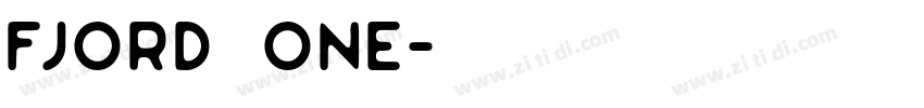 Fjord One字体转换